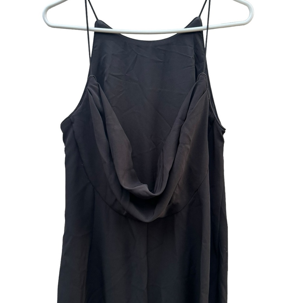 Wayf Women's Black Sleeveless Cowl Back Nina Trumpet Gown Dress Size XL - Picture 6 of 9
